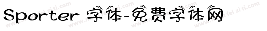 Sporter 字体字体转换